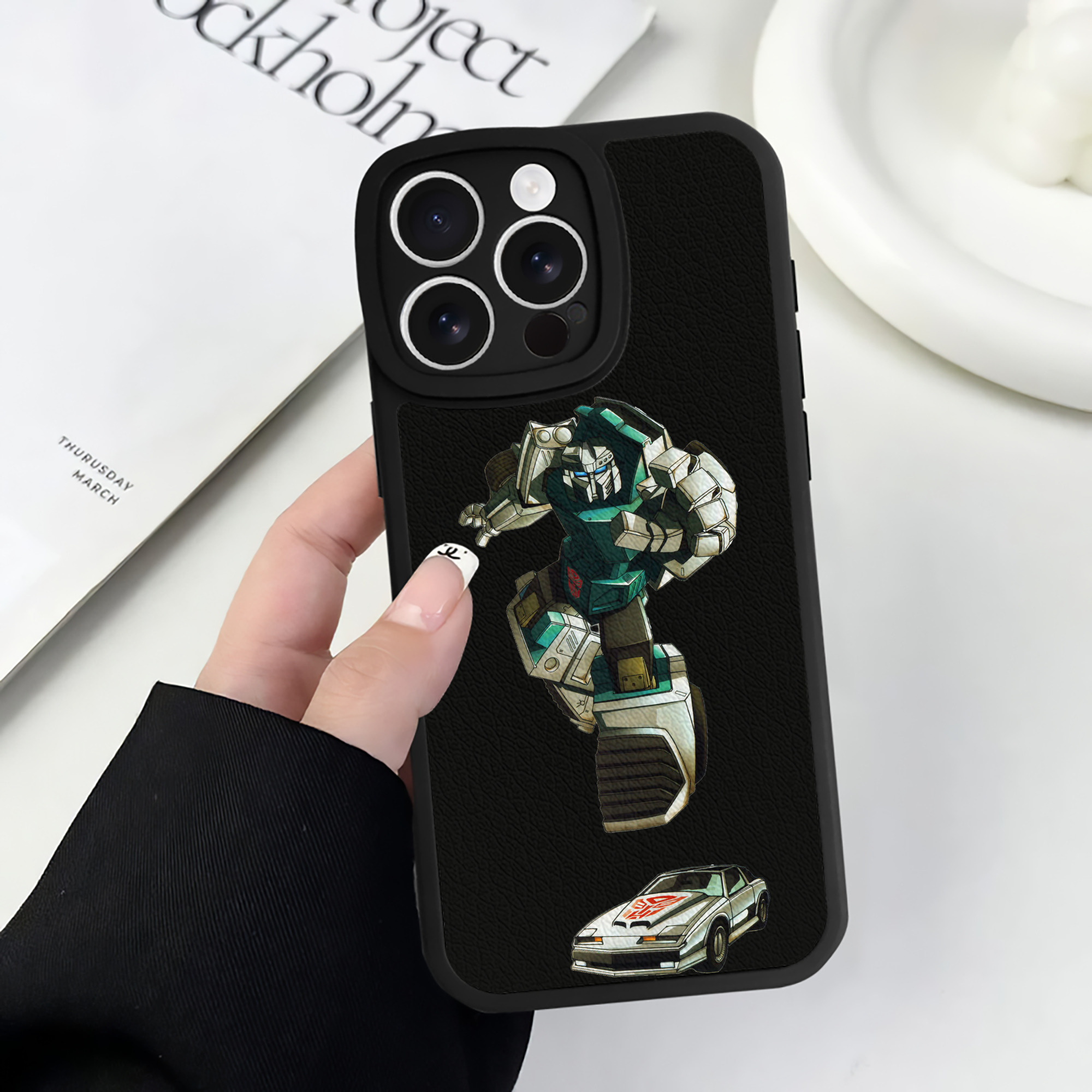 （画像用）  【iPhone 16シリーズ対応】シリコンスマホケース（レザー調） 材質：シリコン